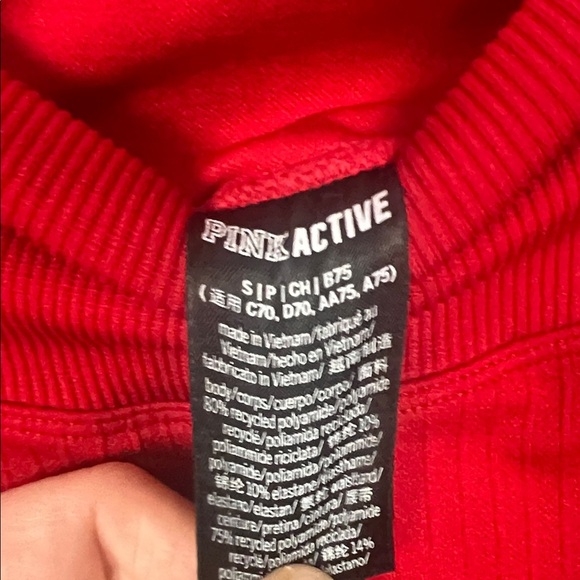 PINK Victoria's Secret Red Leggings - Picture 3 of 8